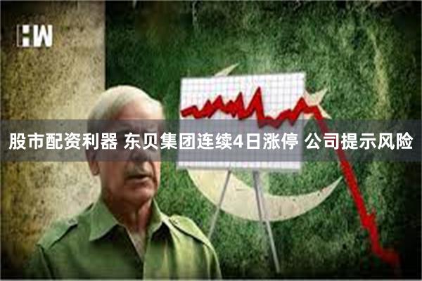 股市配资利器 东贝集团连续4日涨停 公司提示风险