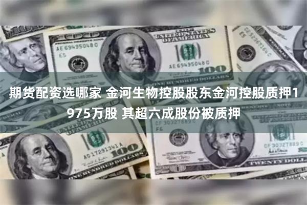 期货配资选哪家 金河生物控股股东金河控股质押1975万股 其超六成股份被质押