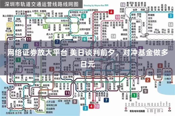 网络证劵放大平台 美日谈判前夕，对冲基金做多日元