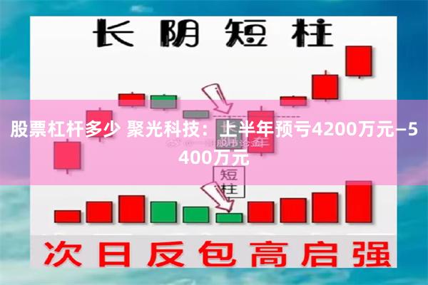 股票杠杆多少 聚光科技：上半年预亏4200万元—5400万元